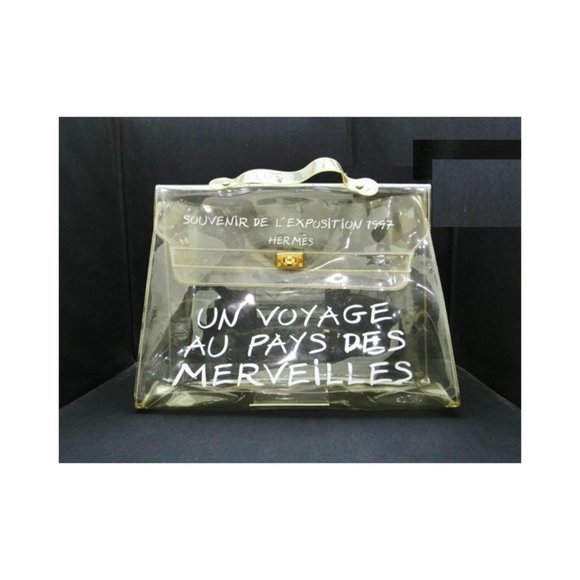 Hermès 1997 Souvenir De L'exposition Clear Kelly Translucent 241117 - Picture 1 of 12